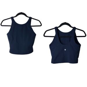 Lululemon Align High-Neck Tank Top True Navy 
Nulu fabric Woman's Size 4